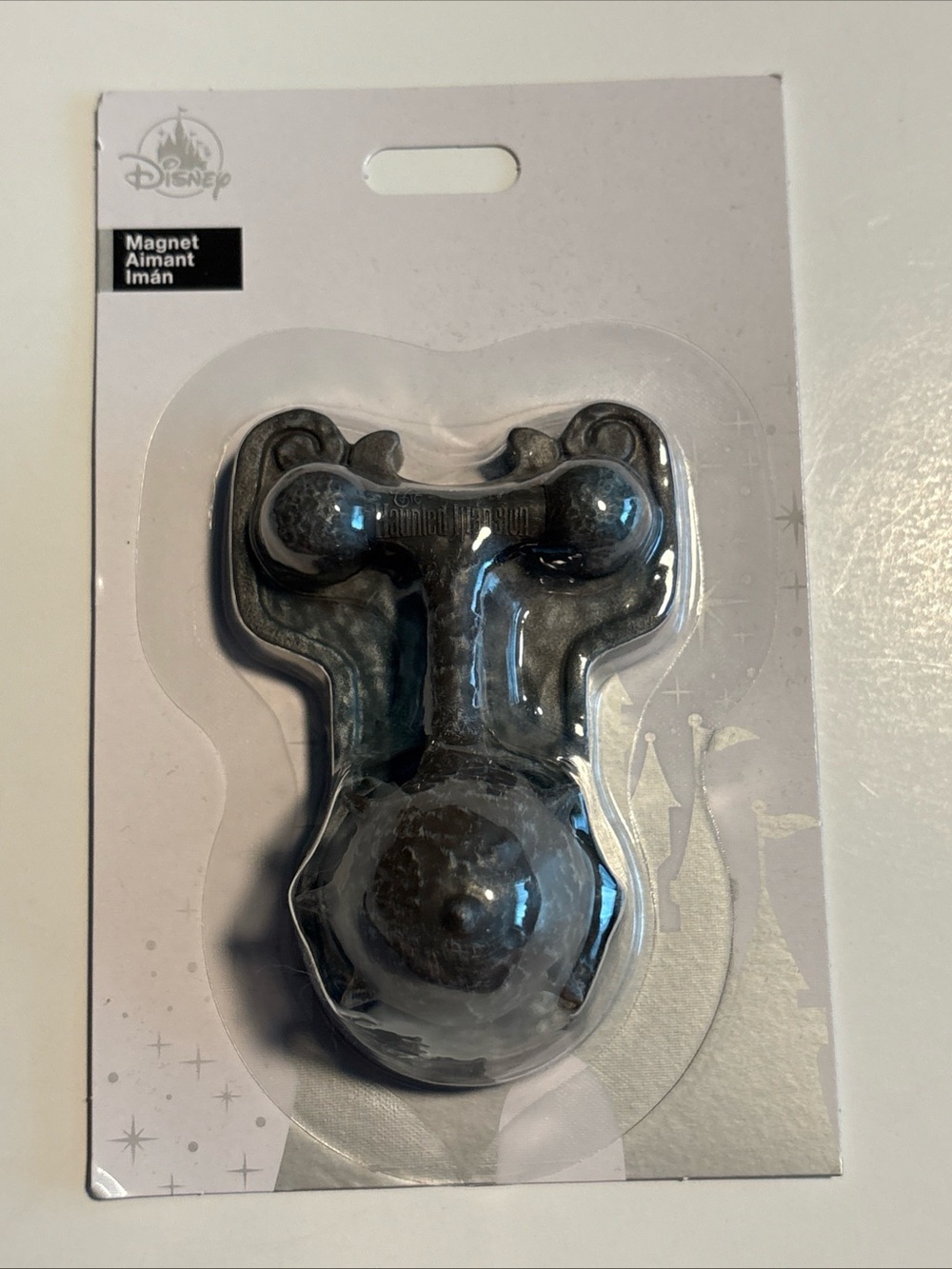 Disney Parks Haunted Mansion Door Knocker Refrigerator Magnet -NEW